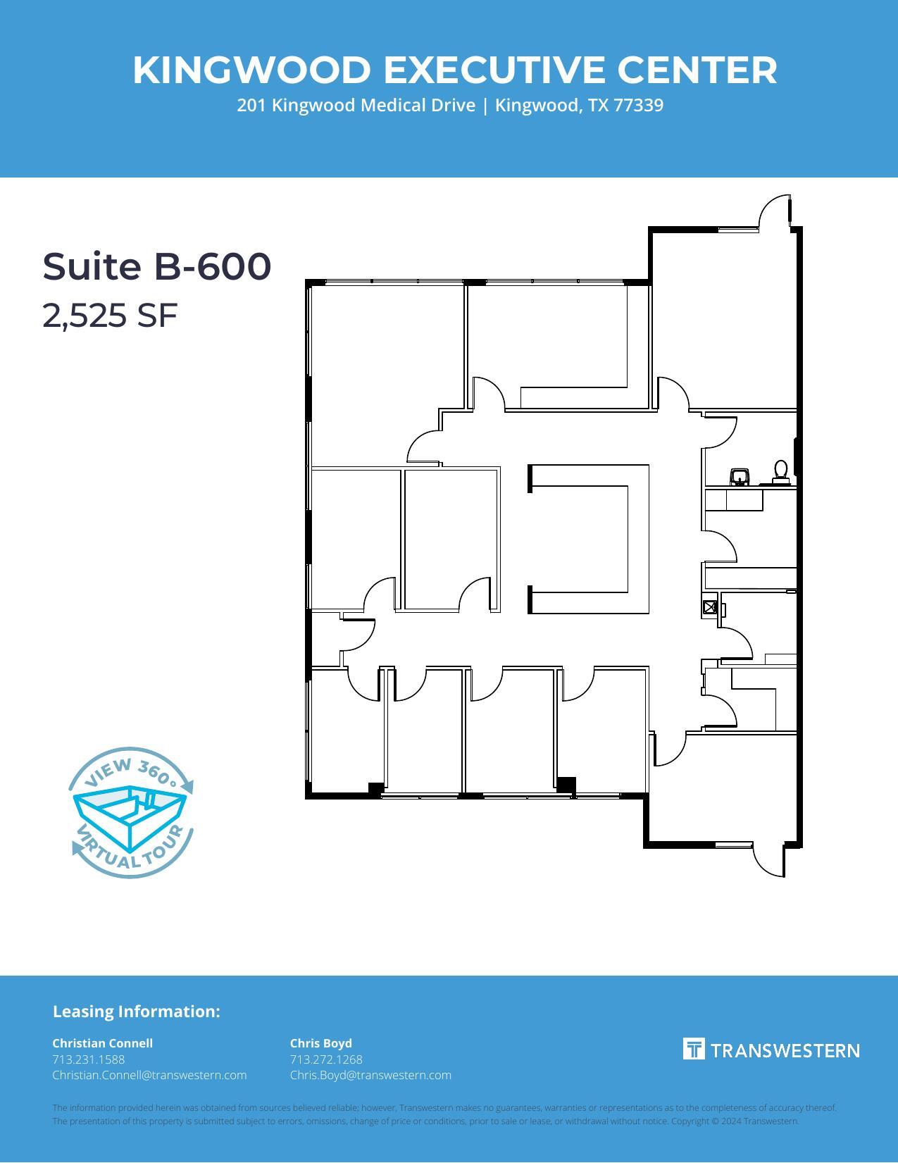 201 Kingwood Medical Dr, Kingwood, TX for lease Floor Plan- Image 1 of 1