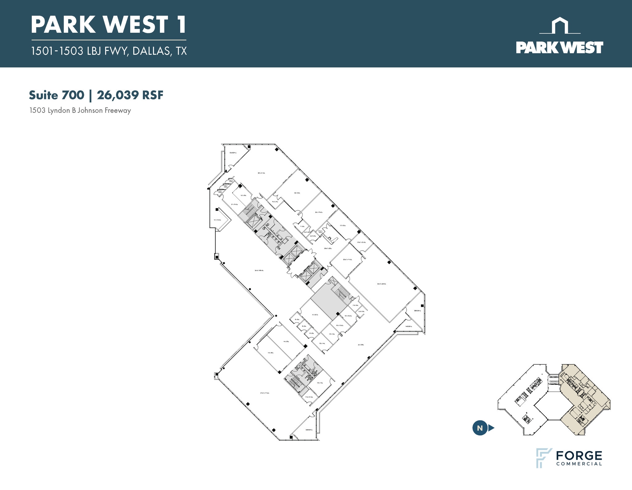 1501-1507 Lyndon B Johnson Fwy, Dallas, TX à louer Plan d’étage- Image 1 de 1