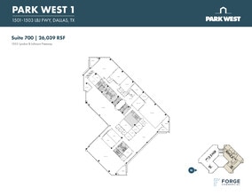 1501-1507 Lyndon B Johnson Fwy, Dallas, TX à louer Plan d’étage- Image 1 de 1