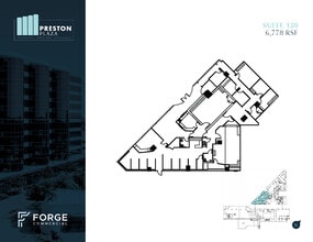 17950 Preston Rd, Dallas, TX for lease Floor Plan- Image 1 of 6