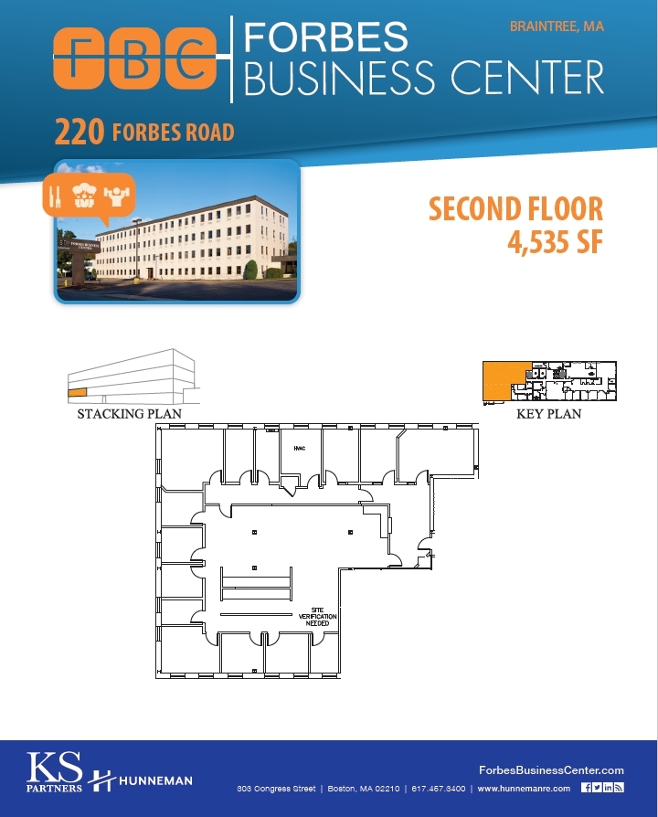 220 Forbes Rd, Braintree, MA for lease Floor Plan- Image 1 of 1