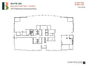 13777 Ballantyne Corporate Pl, Charlotte, NC for lease Floor Plan- Image 1 of 1