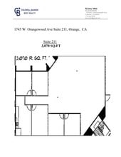 1745 W Orangewood Ave, Orange, CA à louer Plan d’étage- Image 1 de 1
