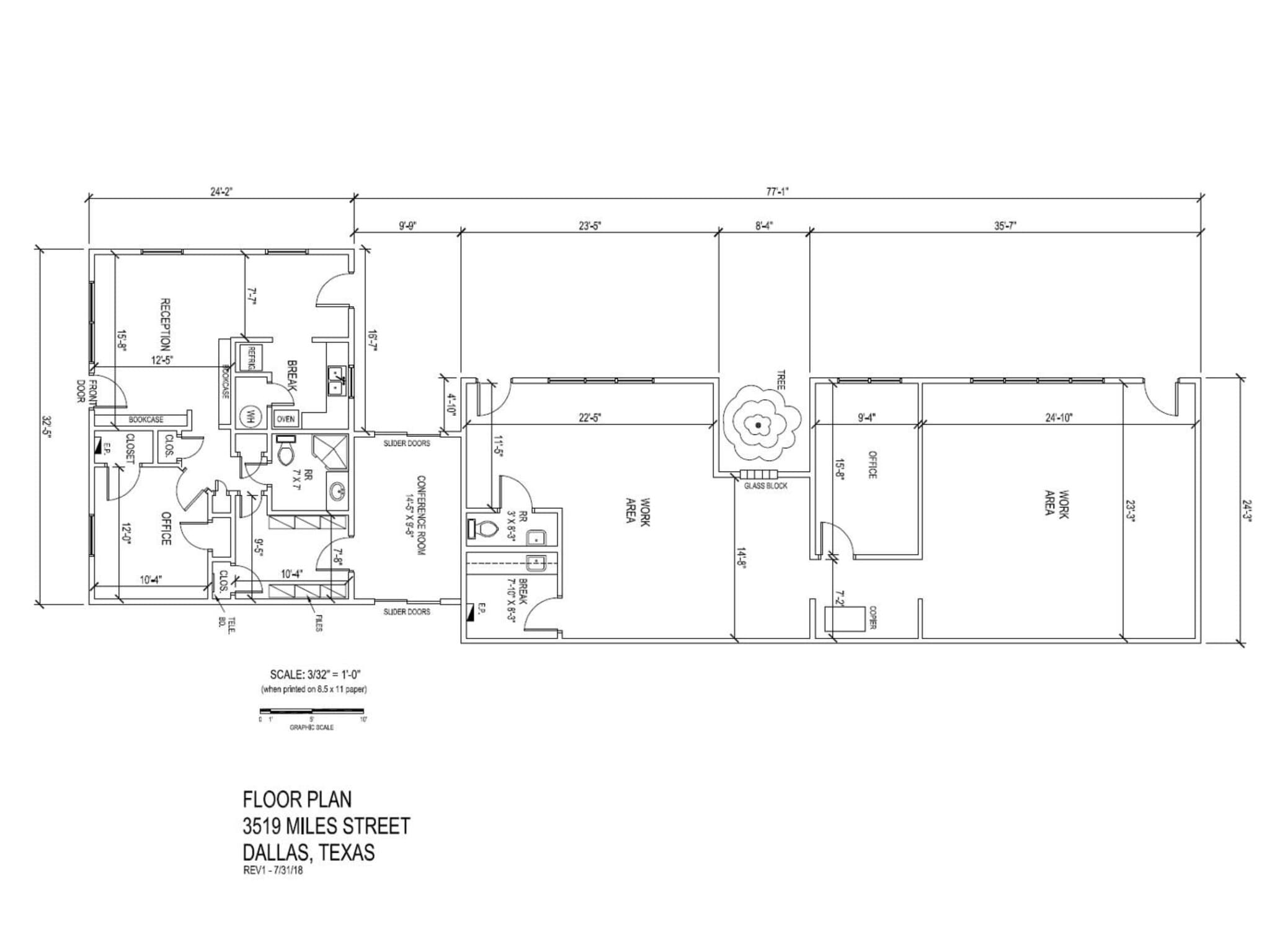 3519 Miles St, Dallas, TX for lease Site Plan- Image 1 of 2
