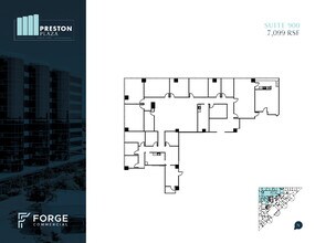 17950 Preston Rd, Dallas, TX for lease Floor Plan- Image 1 of 1