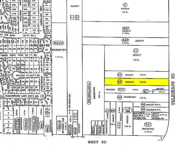 Telegraph Rd, Brownstown, MI for sale - Plat Map - Image 2 of 2
