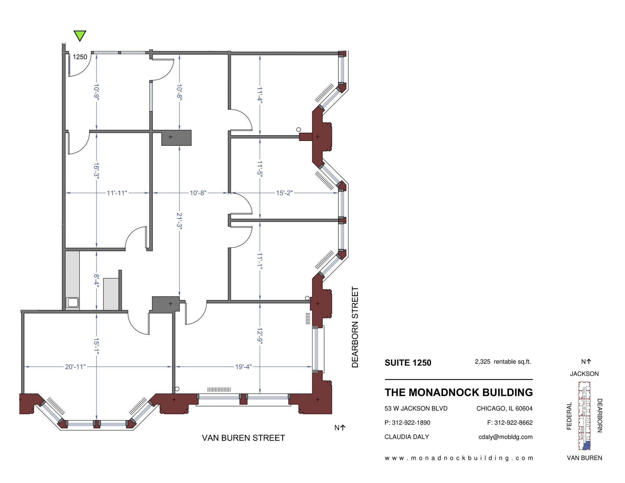 53 W Jackson Blvd, Chicago, IL for lease Floor Plan- Image 1 of 4