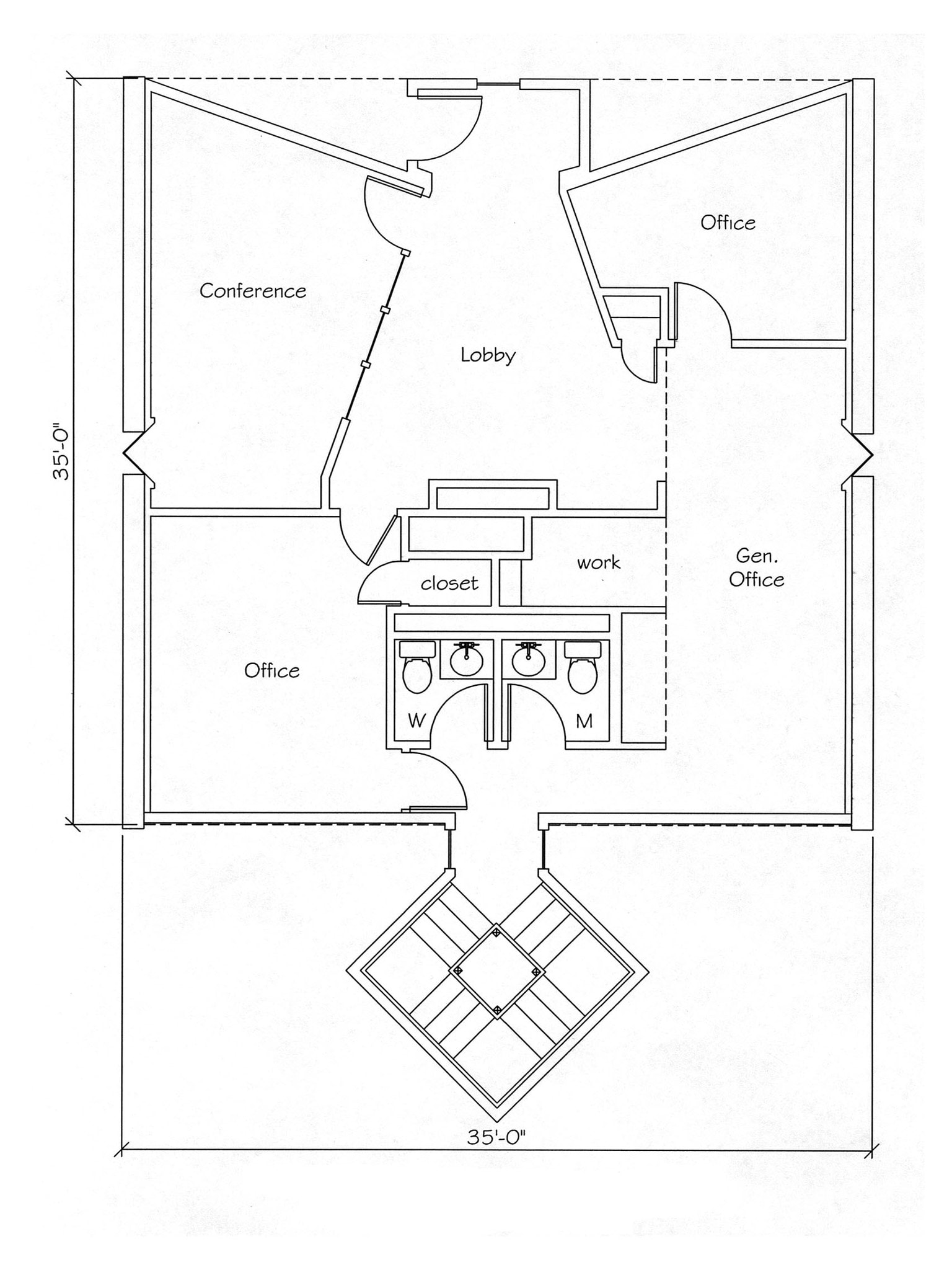 6501 York Rd, Baltimore, MD for sale Typical Floor Plan- Image 1 of 5