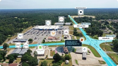 2163 North Pacific St, Mineola, TX - AERIAL  map view