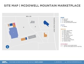 10111 E Bell Rd, Scottsdale, AZ à louer Plan de site- Image 1 de 1