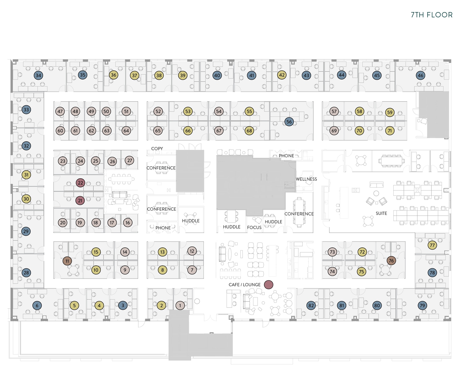 22 Boston Wharf Rd, Boston, MA à louer Plan d’étage- Image 1 de 9