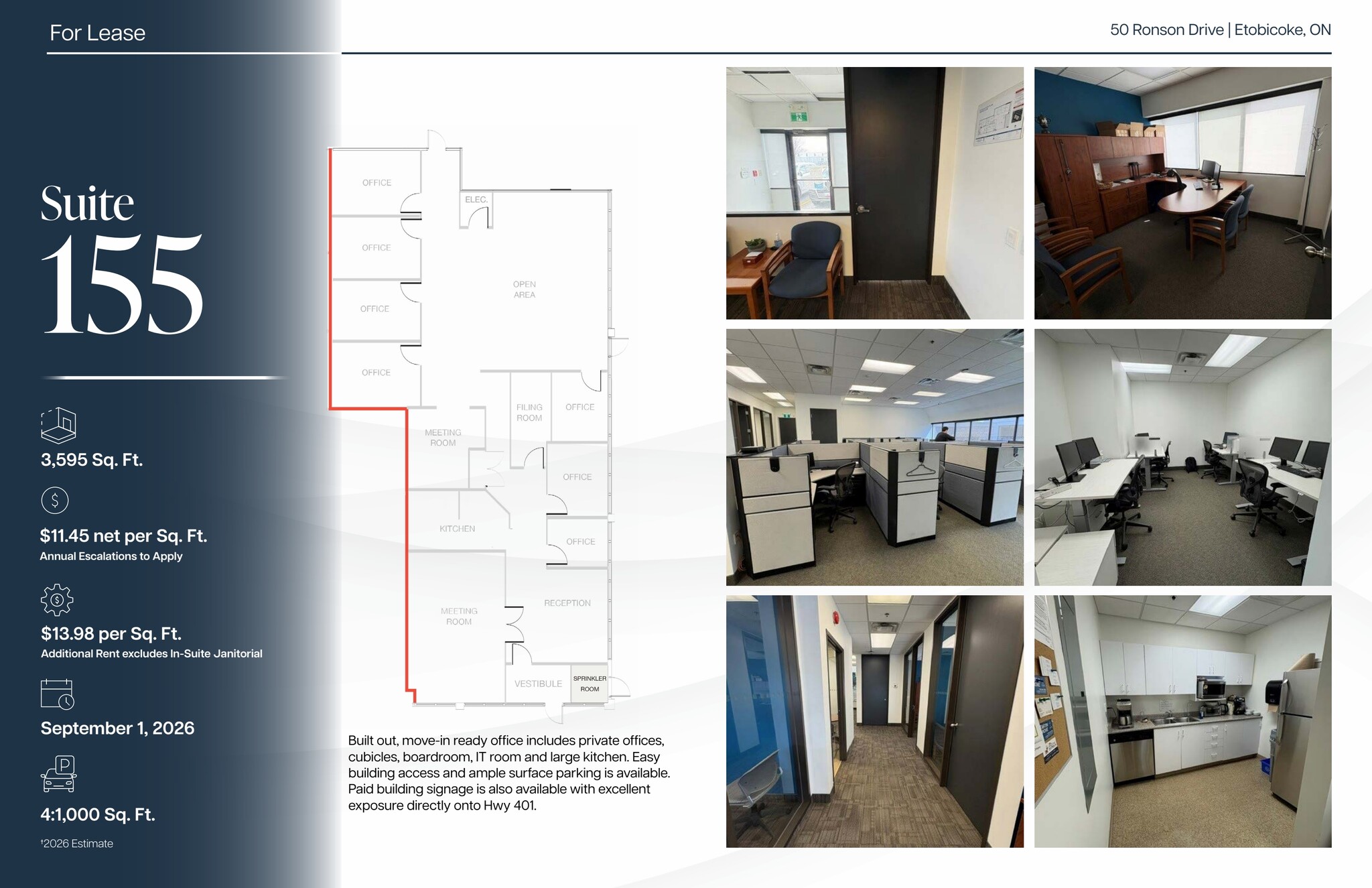 50 Ronson Dr, Toronto, ON for lease Floor Plan- Image 1 of 1