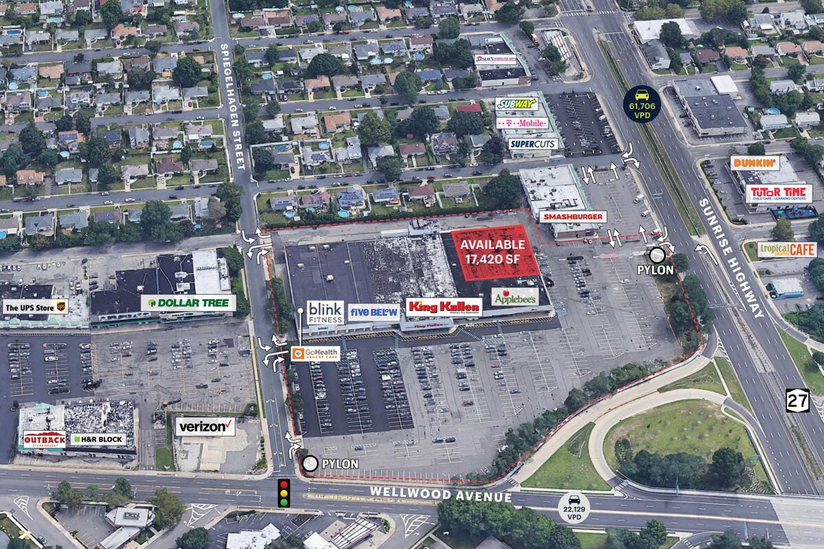 646-656 N Wellwood Ave, Lindenhurst, NY à louer Photo principale- Image 1 de 2