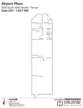 939 S 48th St, Tempe, AZ for lease Floor Plan- Image 1 of 1