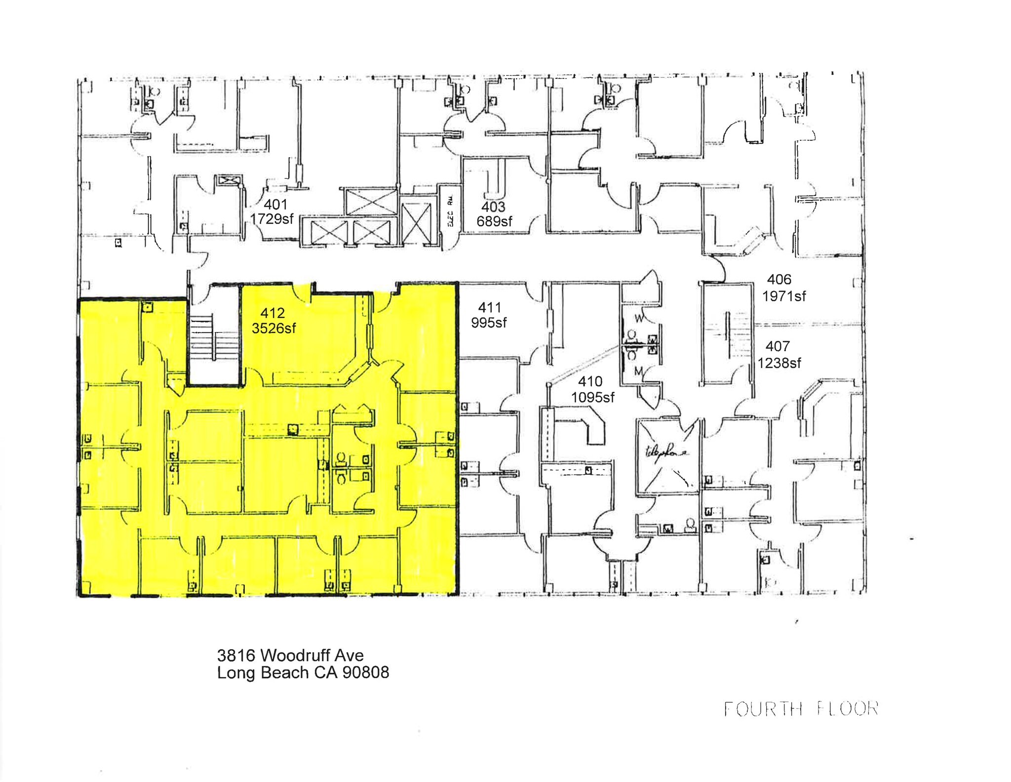 3816 Woodruff Ave, Long Beach, CA for lease Site Plan- Image 1 of 1