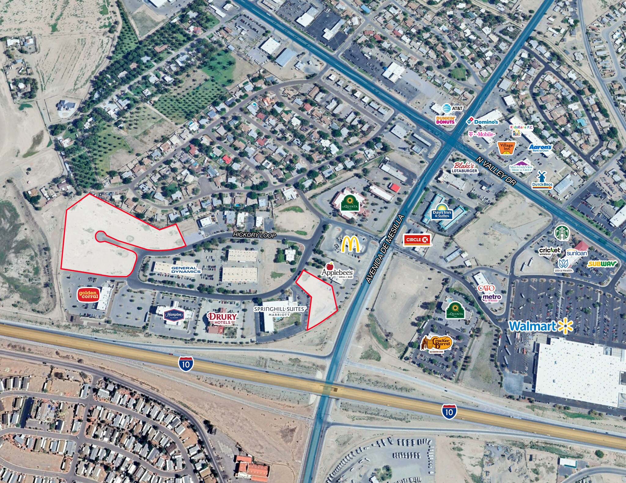 Hickory Loop, Las Cruces, NM for sale Aerial- Image 1 of 3