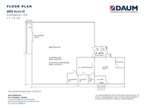 6800-6808 Acco St, Commerce, CA for lease Floor Plan- Image 1 of 1