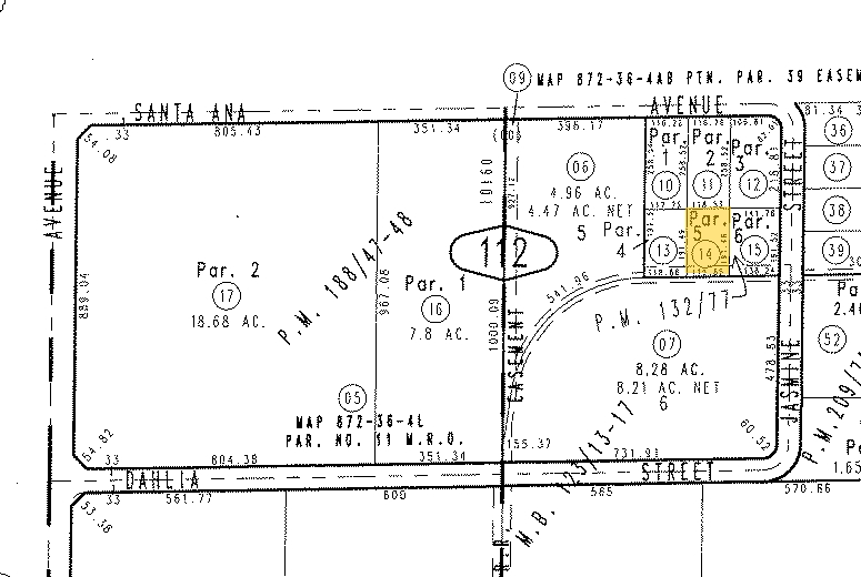13185 Santa Ana Ave, Fontana, CA à vendre - Plan cadastral - Image 2 de 4