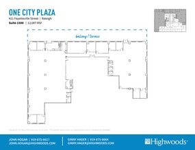 421 Fayetteville St, Raleigh, NC for lease Floor Plan- Image 1 of 2