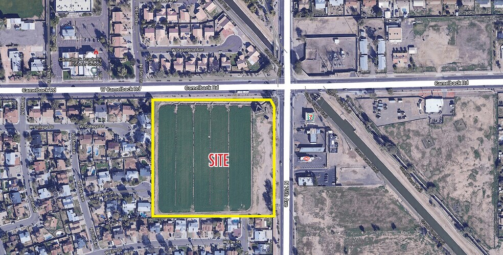SWC 75th & Camelback Ave, Phoenix, AZ à vendre - Photo du bâtiment - Image 1 de 1
