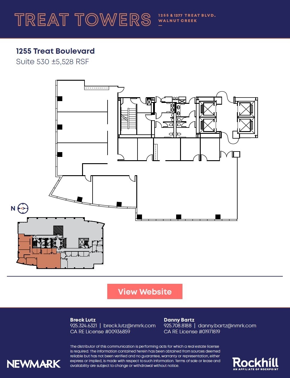 1255 Treat Blvd, Walnut Creek, CA for lease Floor Plan- Image 1 of 1