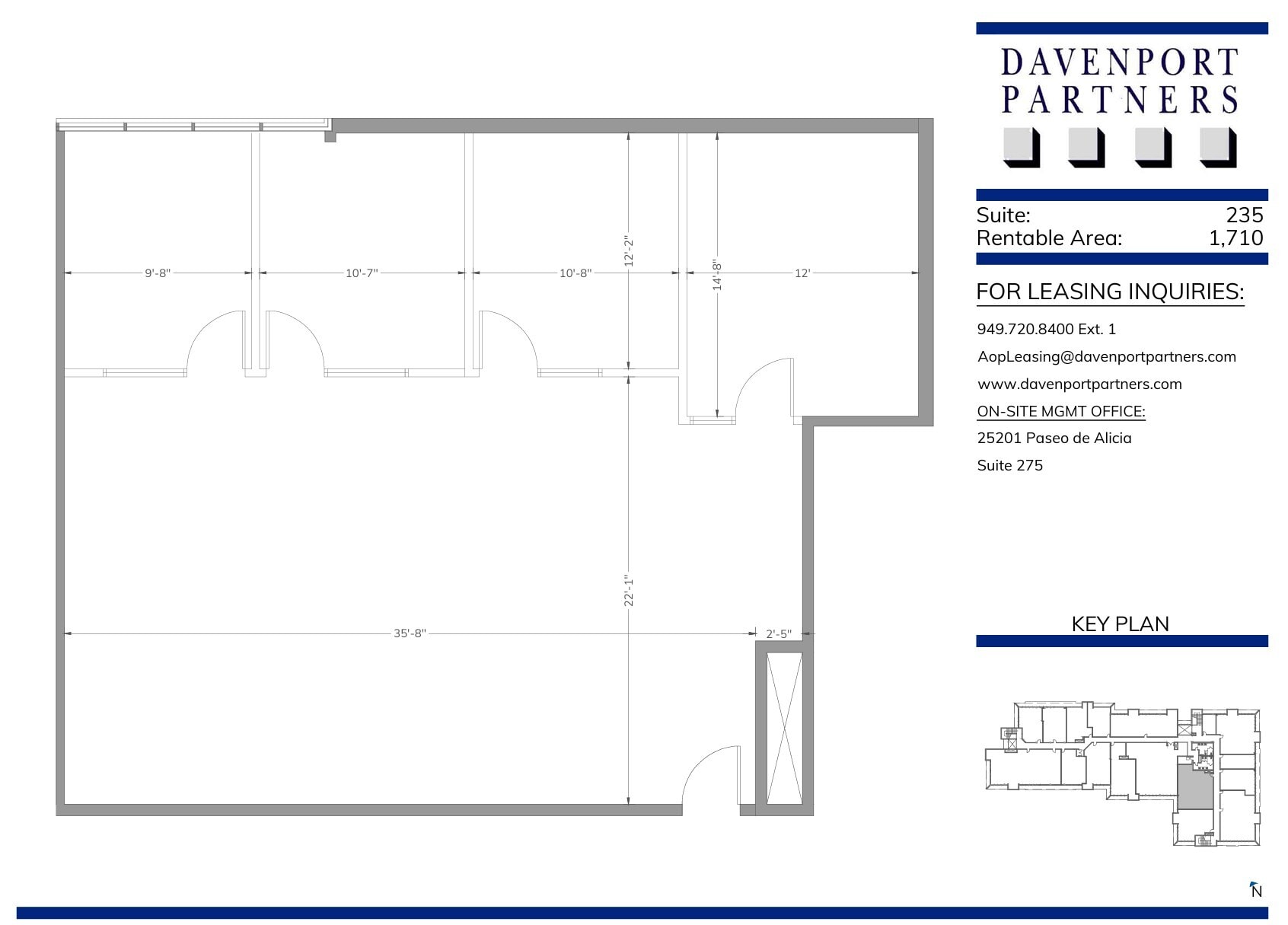 25231 Paseo de Alicia, Laguna Hills, CA à louer Plan d’étage- Image 1 de 1