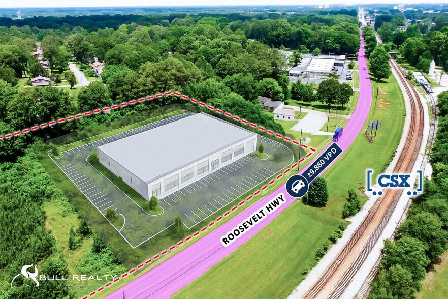 2723 Roosevelt Hwy, College Park, GA à vendre - Photo du bâtiment - Image 2 de 30