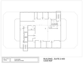 6000 E Evans Ave, Denver, CO à louer Plan de site- Image 1 de 1