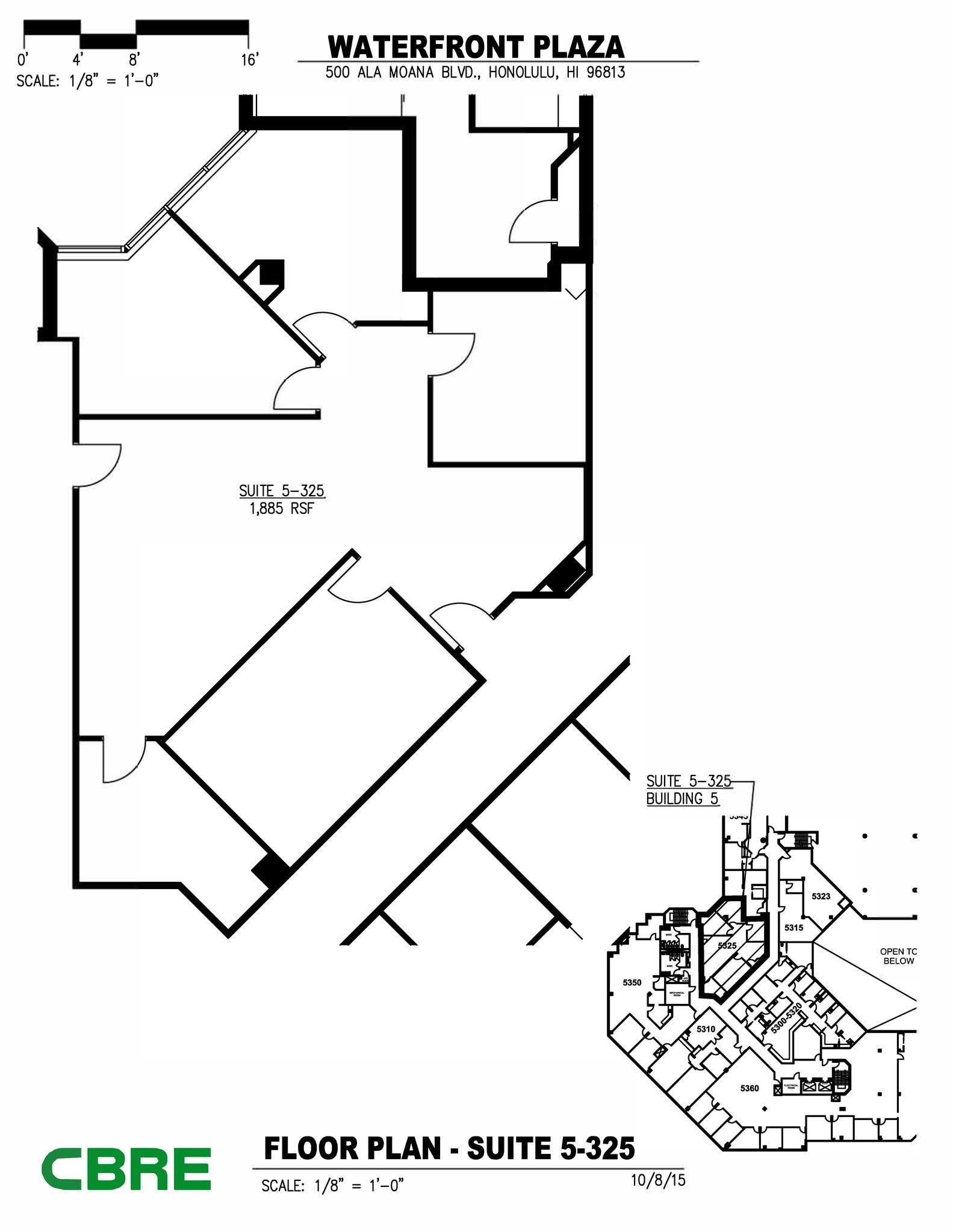 500 Ala Moana Blvd, Honolulu, HI à louer Plan de site- Image 1 de 1