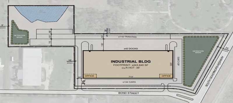Bond St, University Park, IL for lease Building Photo- Image 1 of 4