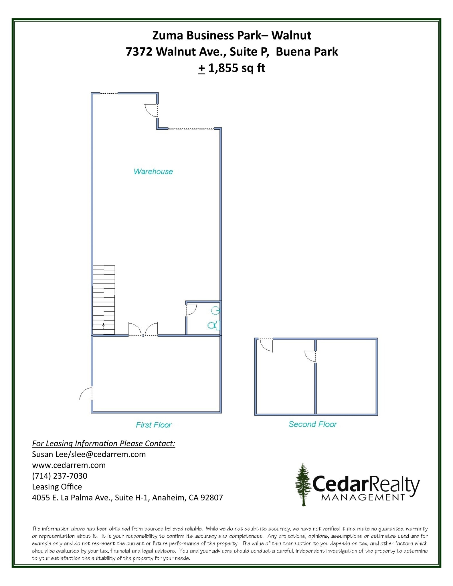 7372 Walnut Ave, Buena Park, CA for lease Site Plan- Image 1 of 1