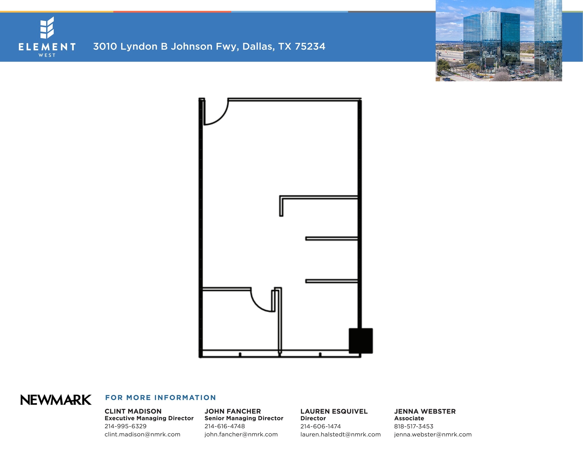 3010 Lyndon B Johnson Fwy, Dallas, TX à louer Plan de site- Image 1 de 2
