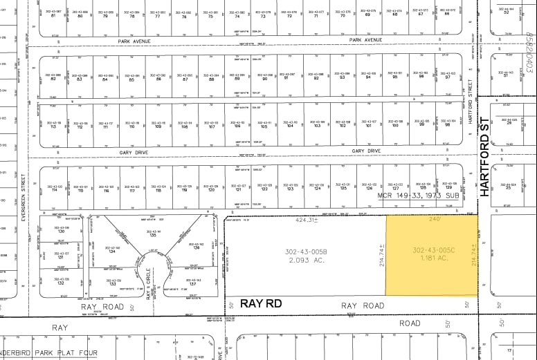 600 W Ray Rd, Chandler, AZ for lease - Plat Map - Image 2 of 3