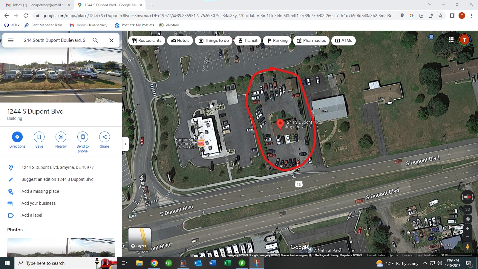 1244 S DuPont Blvd, Smyrna, DE for lease Building Photo- Image 1 of 1