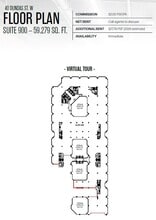 595 Bay St, Toronto, ON for lease Floor Plan- Image 1 of 1