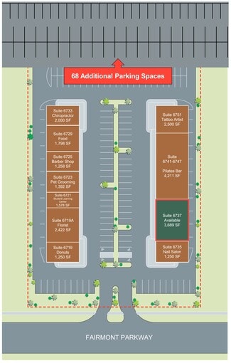Plus de détails pour 6719 Fairmont Pky, Pasadena, TX - Commerce de détail à louer
