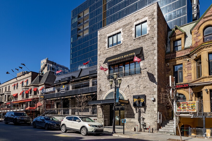 1441-1449 Rue Crescent, Montréal, QC à louer - Photo principale - Image 1 de 8