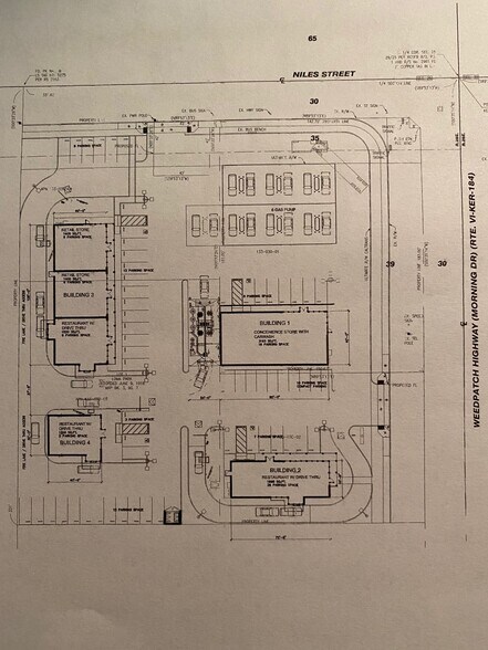 Swc Morning Dr & Niles St, Bakersfield, CA à louer - Plan d’étage - Image 1 de 1
