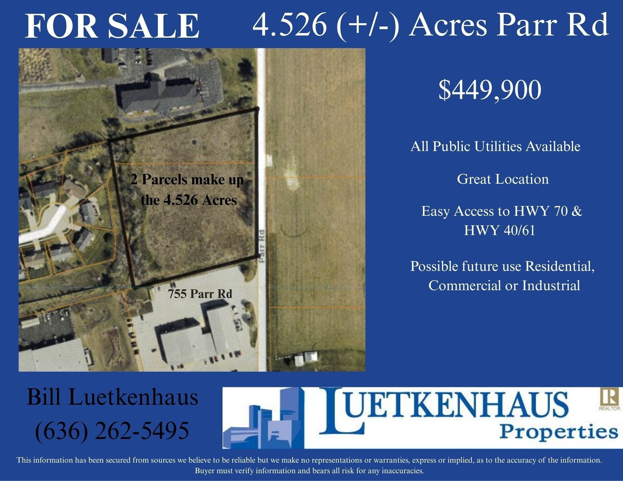 Parr Road, Wentzville, MO à vendre Photo principale- Image 1 de 4