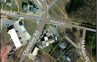 301 Athens Rd, Winterville, GA - Aérien Vue de la carte
