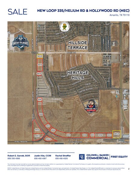 New Loop 335/Helium Rd & Hollywood Rd (NEC), Amarillo, TX à vendre - Photo principale - Image 1 de 2