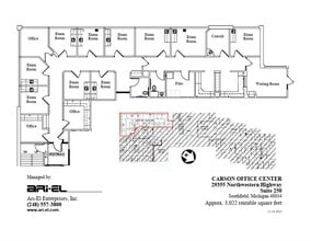 29355 Northwestern Hwy, Southfield, MI for lease Floor Plan- Image 1 of 5