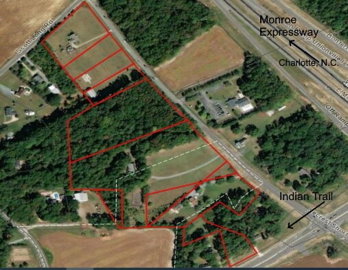 Secrest Short Cut/ Unionville Ind Trl Rd, Indian Trail, NC à vendre Photo du bâtiment- Image 1 de 3
