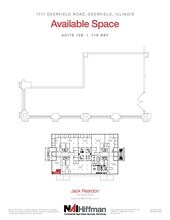 1717 Deerfield Rd, Deerfield, IL for lease Floor Plan- Image 1 of 2
