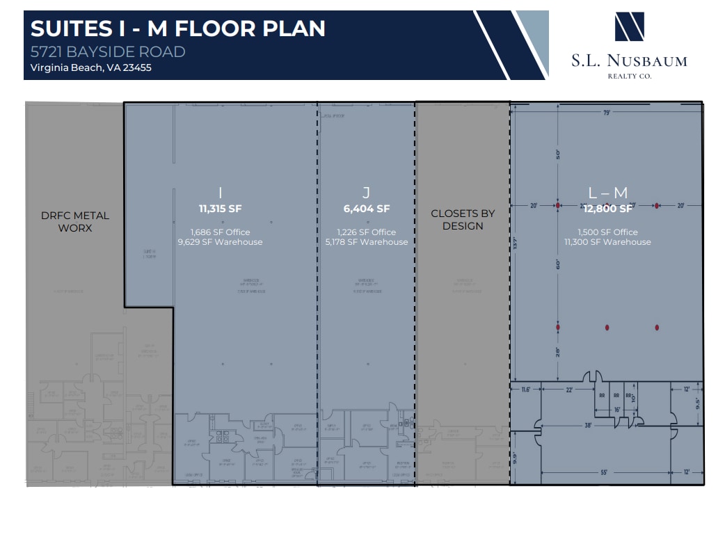 5721 Bayside Rd, Virginia Beach, VA for lease Floor Plan- Image 1 of 1