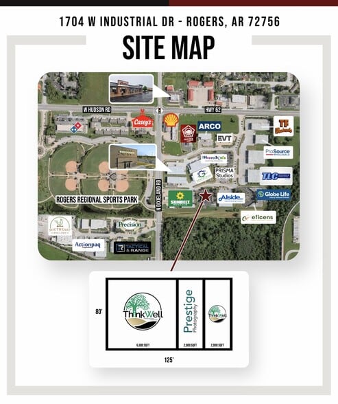 1704 W Industrial Dr, Rogers, AR for sale - Site Plan - Image 3 of 12