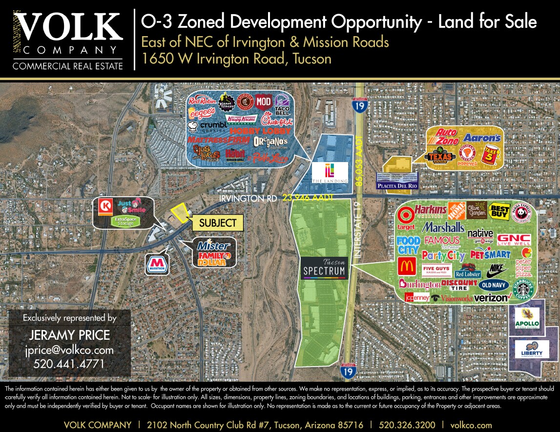 1650 W Irvington Rd, Tucson, AZ for sale Aerial- Image 1 of 3