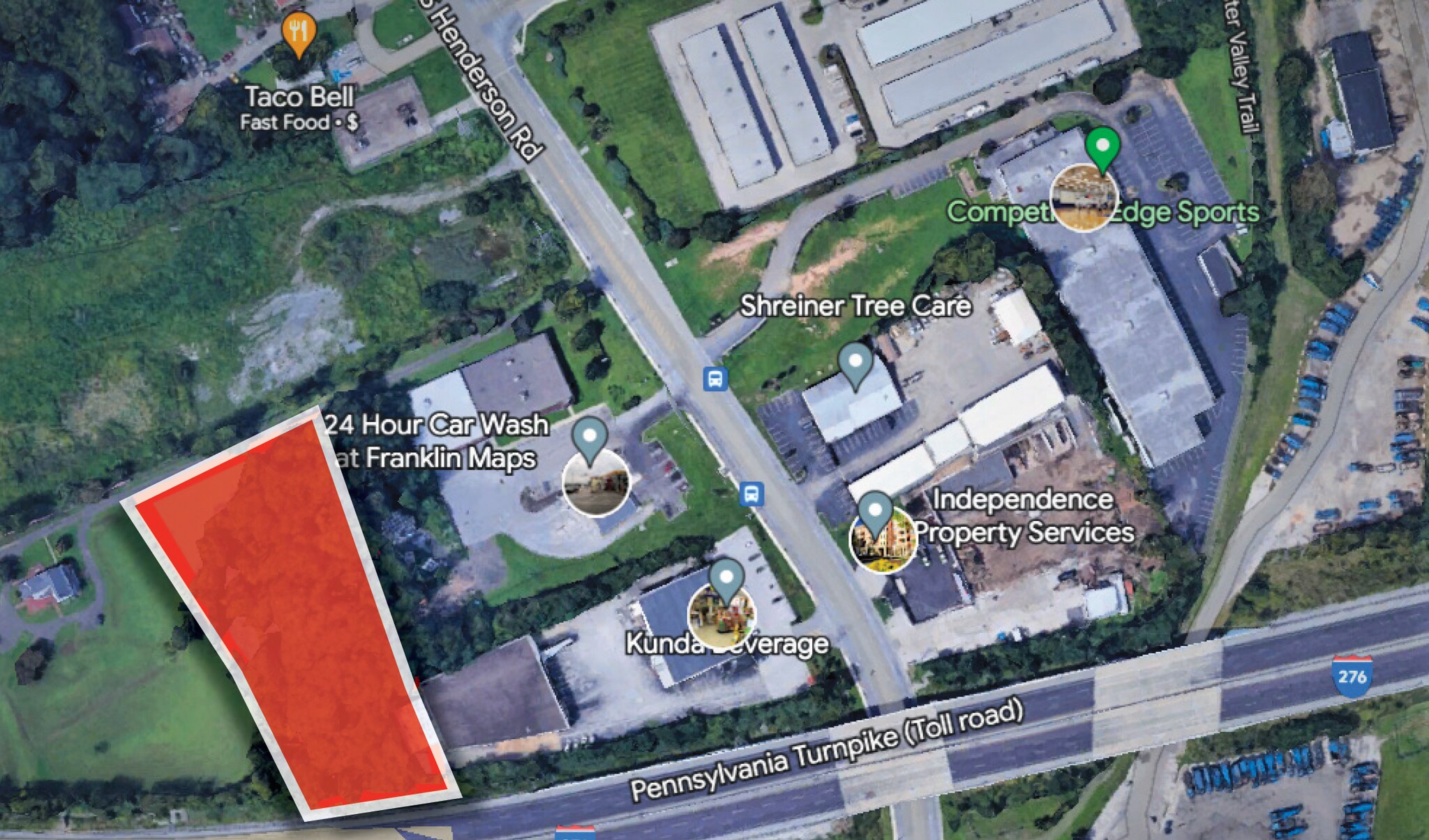 349 S Henderson Rd, King Of Prussia, PA à vendre Aérien- Image 1 de 3