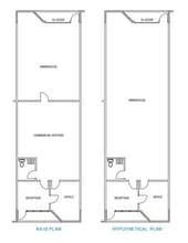 9909 Hibert St, San Diego, CA à louer Plan d’étage- Image 1 de 2