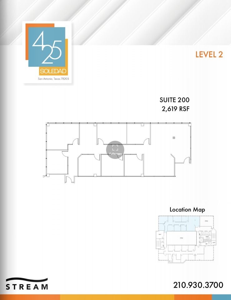 425 Soledad St, San Antonio, TX for lease Floor Plan- Image 1 of 1